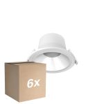 Opakowanie 6x Noxion LED Downlight Apollo V2.0 6-12W 720-1500lm 60D - 830/840 CCT | 145mm - Aukko 120mm