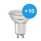 Opakowanie 10x Noxion LED Spot GU10 PAR16 3W 230lm 36D - 830 Ciepła Biel | Ściemnianie - Zamienne 35W